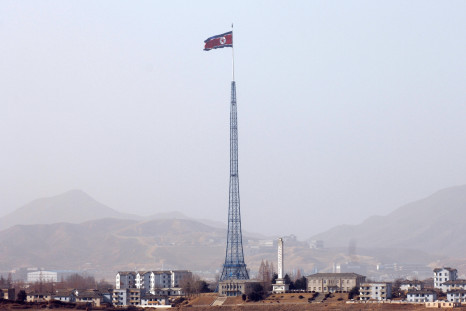 North Korean national flag 
