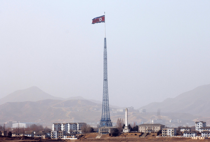 North Korean national flag 