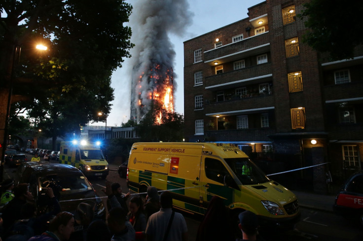 Grenfell Tower fire west London