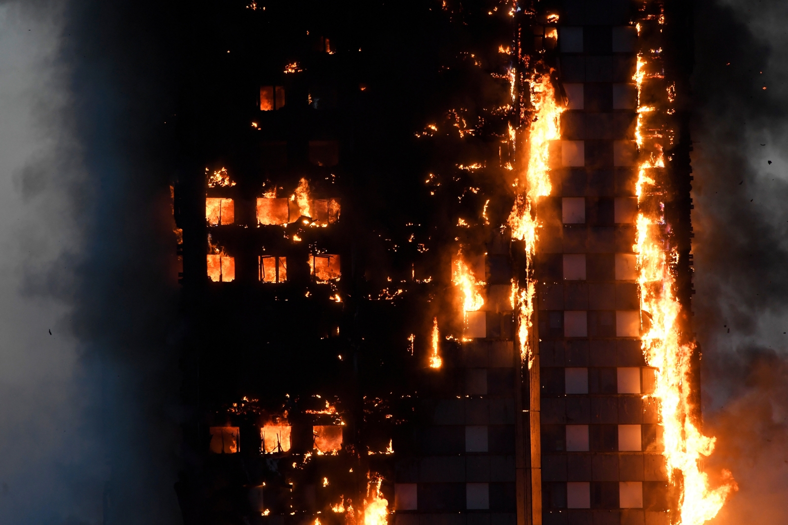 27-storey Grenfell Tower Engulfed In Fire In West London