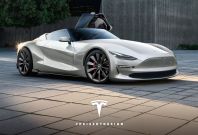 Tesla Roadster 2 render