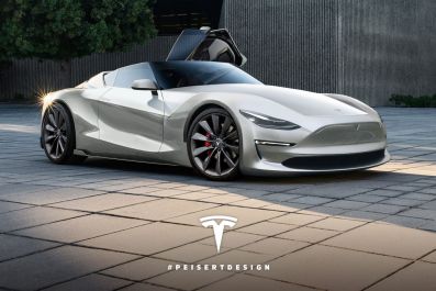 Tesla Roadster 2 render