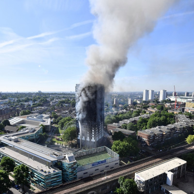 Grenfell Tower fire west London