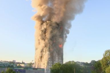 West London Fire: Ground Shots of Grenfell Tower