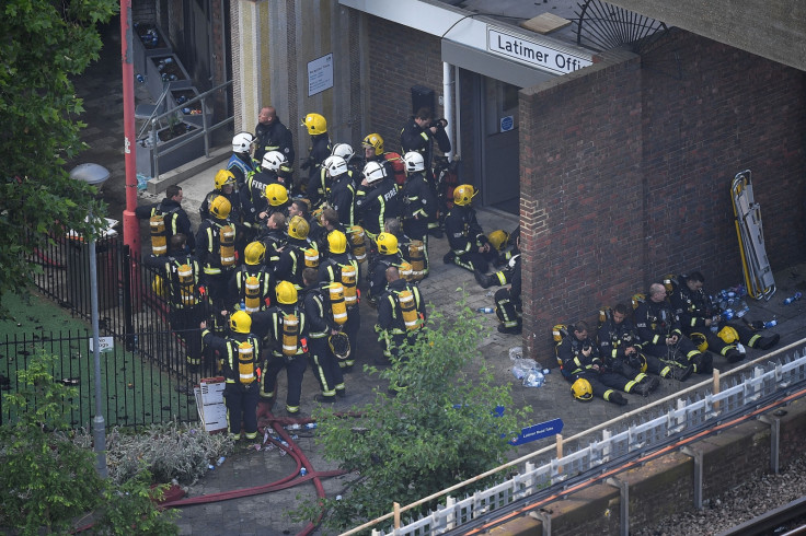 Grenfell Tower fire west London