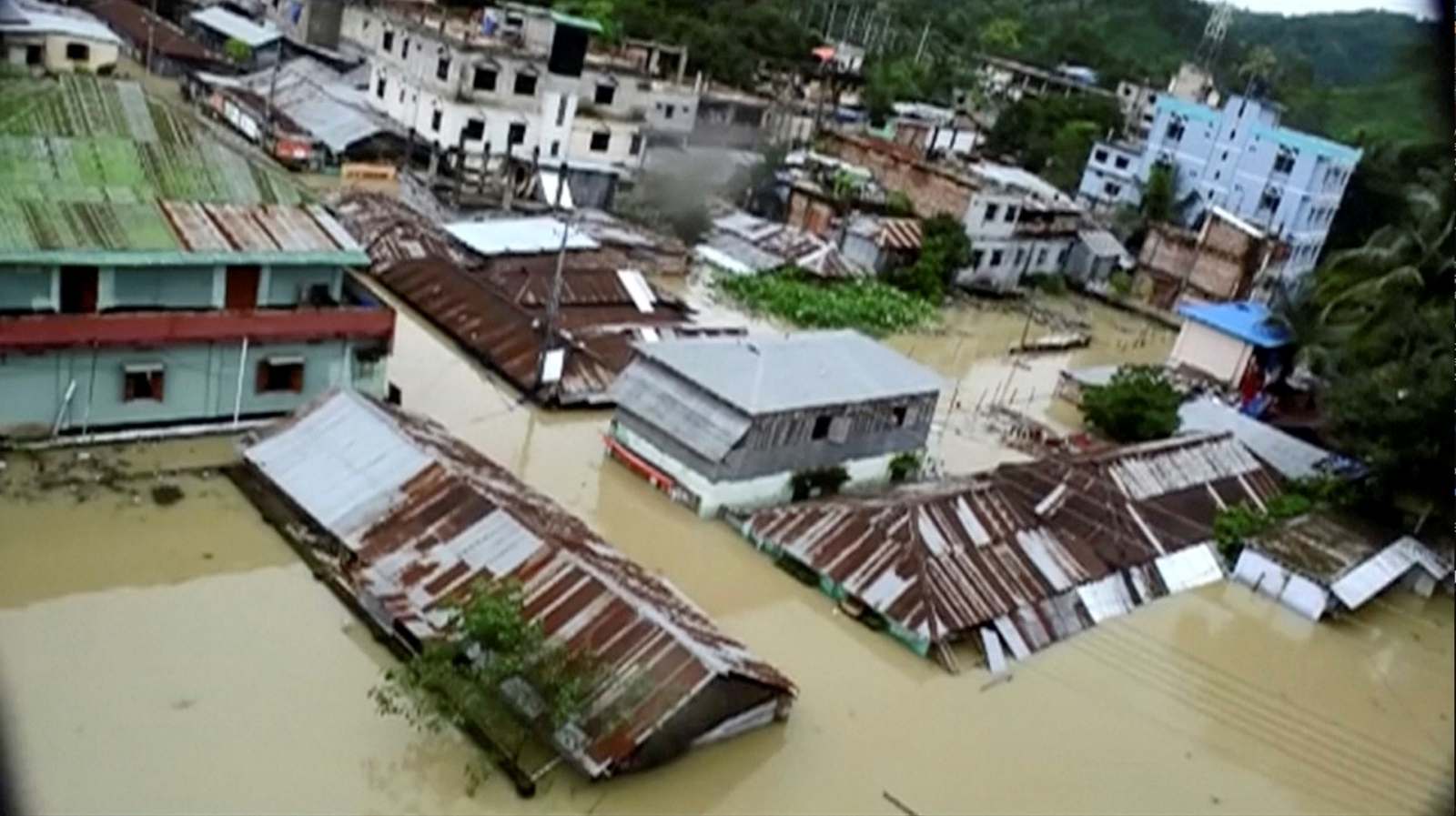Bangladesh landslide mudslide weather floods monsoon