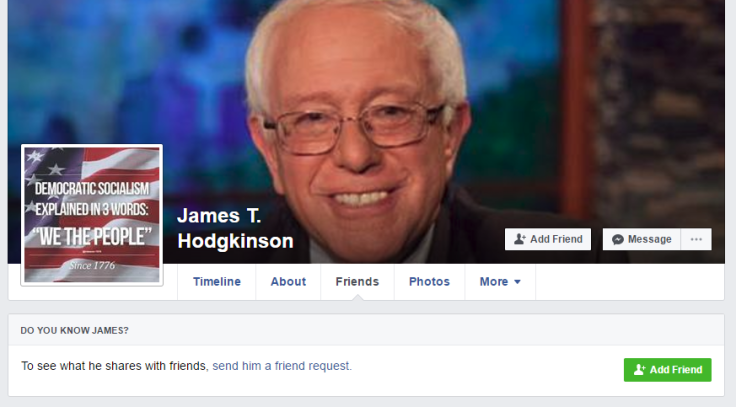 James T Hodgkinson Facebook