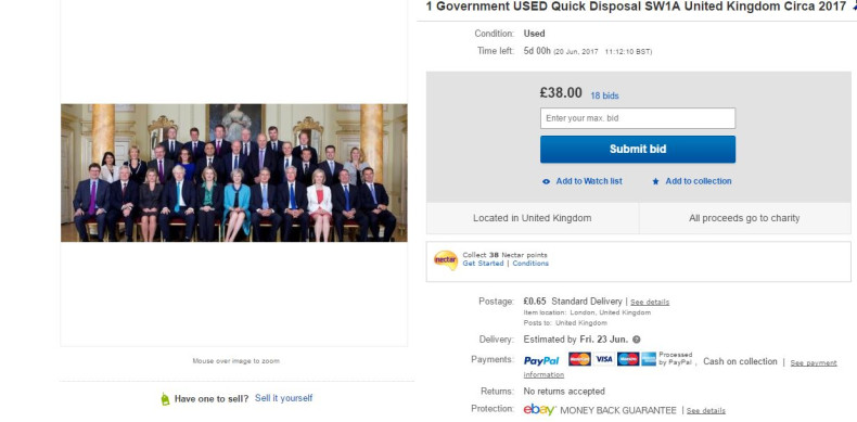 Ebay Ad UK Government
