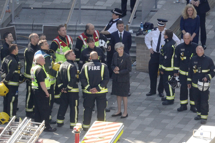 Theresa May Grenfell Tower