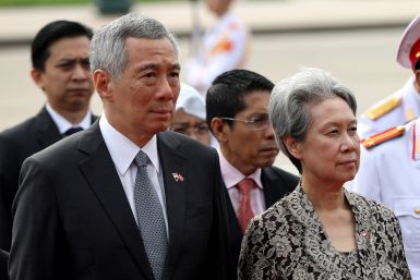 Singapore PM Lee Hsien Loong and wife