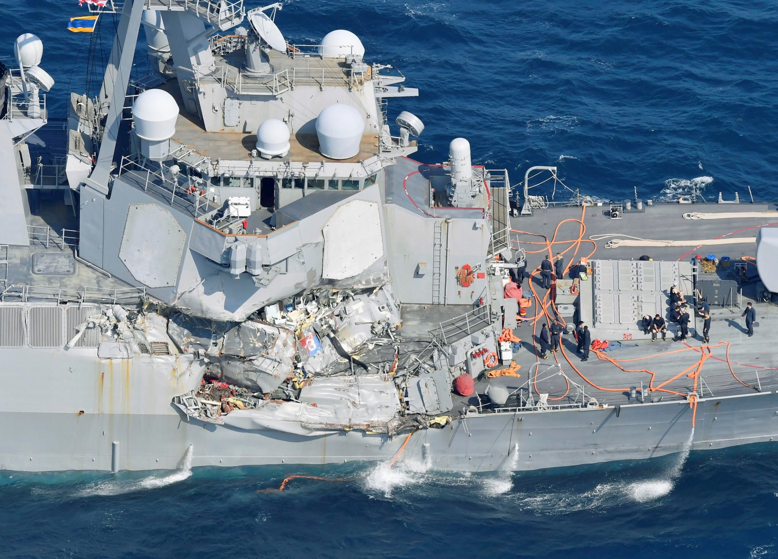 US Navy Destroyer Collides With Merchant Vessel Off Japan, 7 Sailors ...