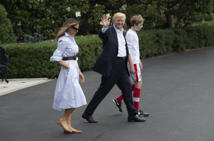 Trump family head to Camp David