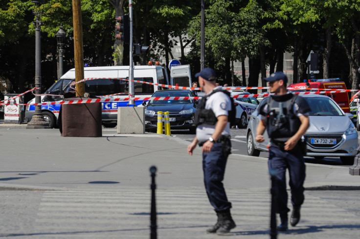 Police Champs-Elysees Paris