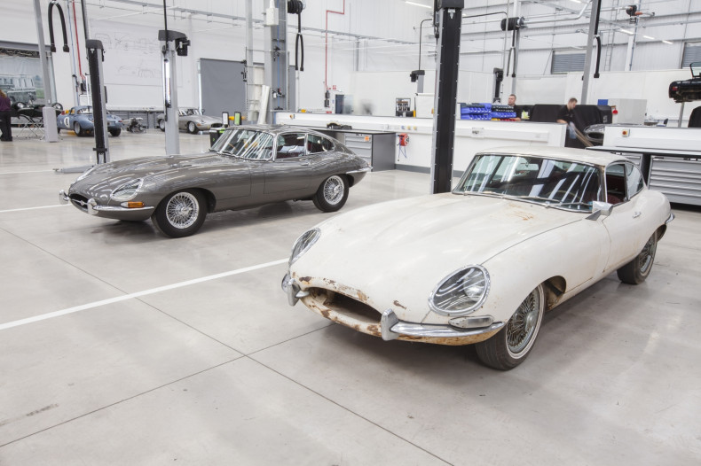 Jaguar E-Types at Classic Works