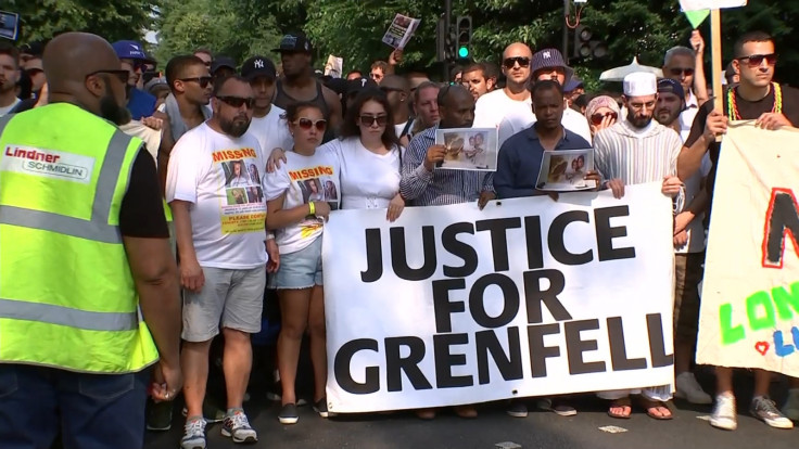 Silent March Through London For Grenfell Tower Fire Victims