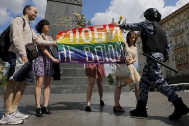 LGBT protest Russia