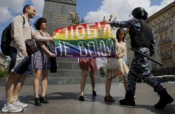 LGBT protest Russia