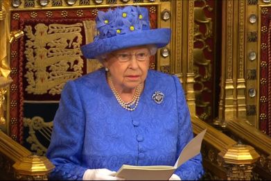 Britain's Queen Elizabeth Says Brexit Deal Is Government's Top Priority In Speech To Parliament