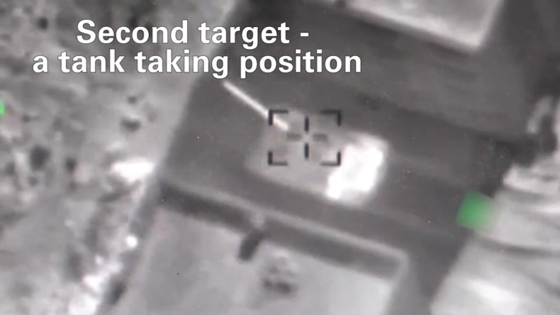 Watch Israeli Air Force Blow Up Syrian Tanks