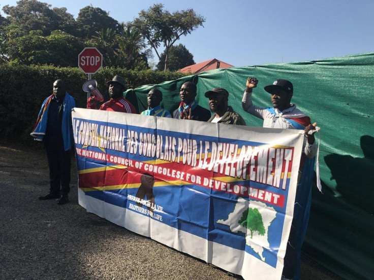 DRC protest Pretoria Kabila Zuma