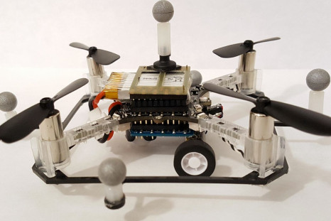 Researchers create drone that drive and fly 