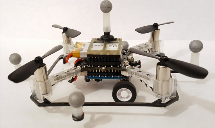 Researchers create drone that drive and fly 