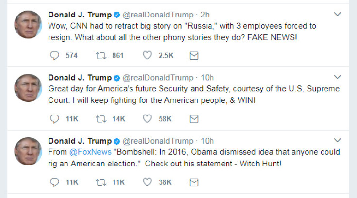 Donald Trump's tweets 