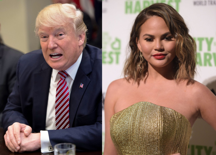 Donald Trump and Chrissy Teigen