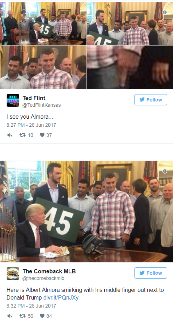 Albert Almora Donald Trump