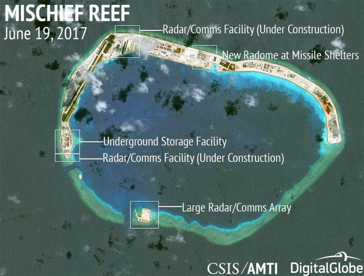 South Sea islands China Spratly