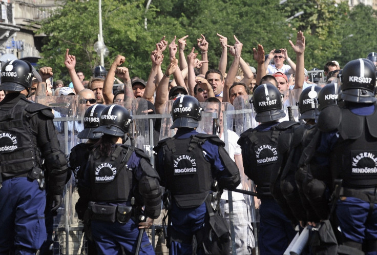 Hungary riot