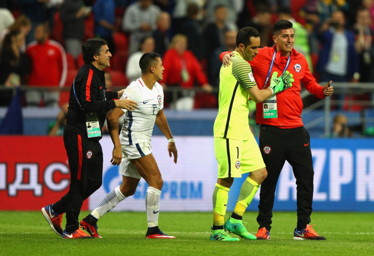 Alexis Sanchez and Claudio Bravo