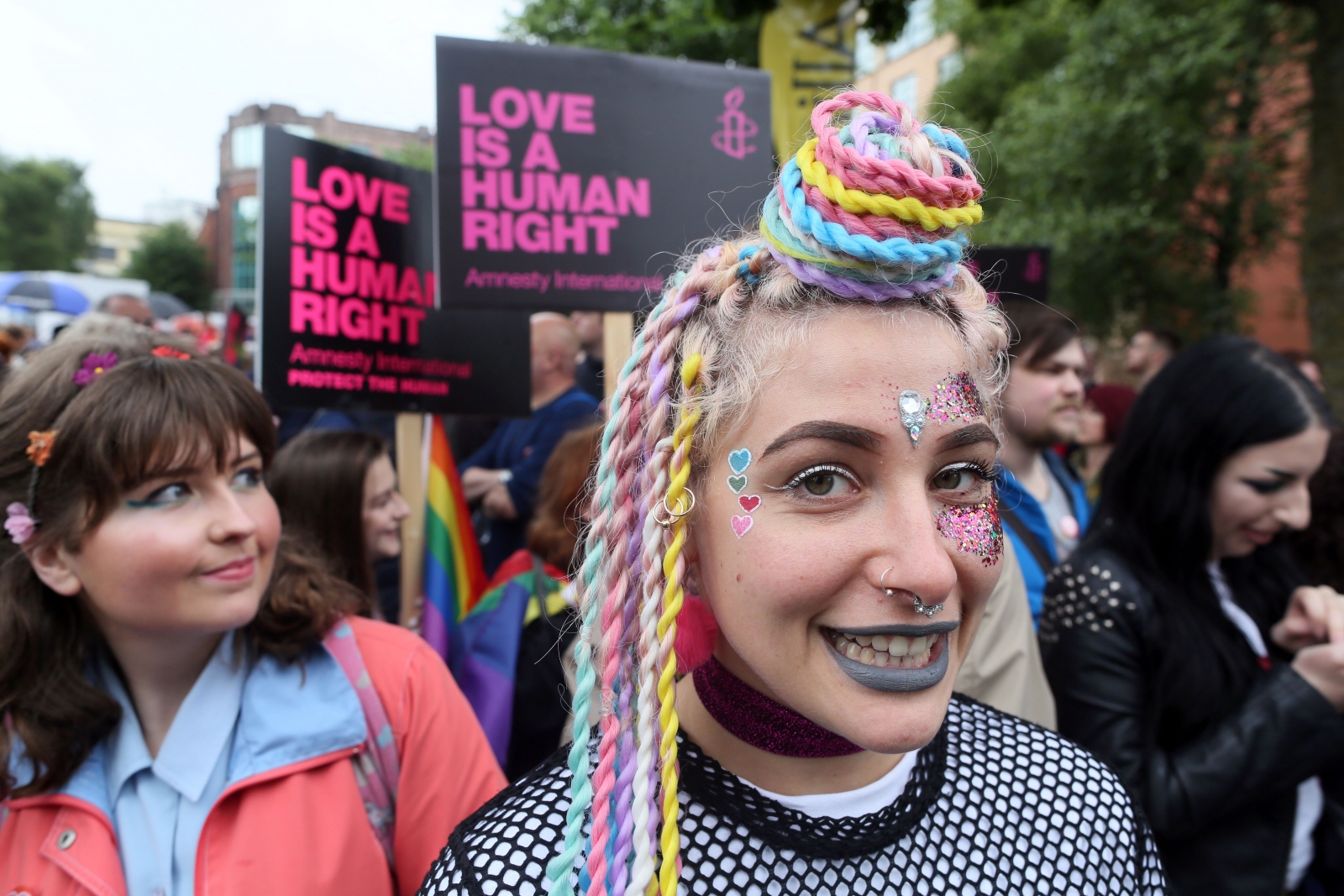 Northern Ireland Gay Rights Thousands March In Belfast Calling For Legalised Same Sex Marriage