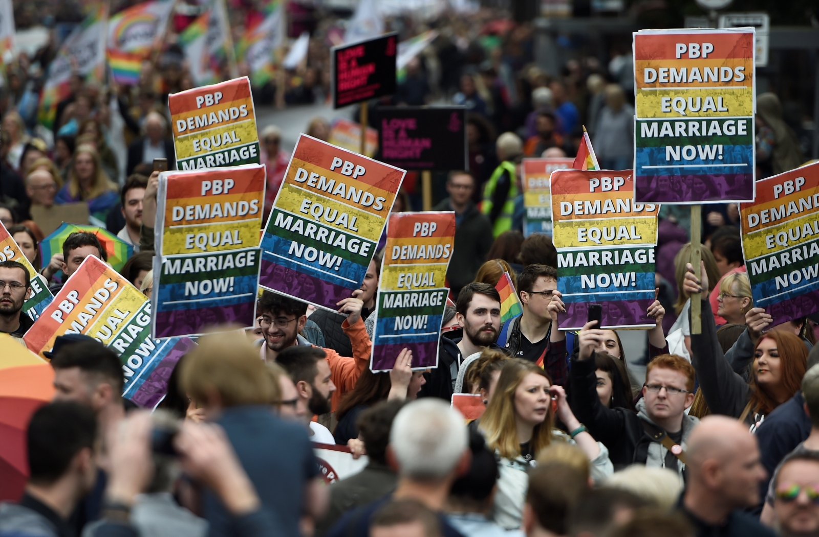 Northern Ireland Gay Rights: Thousands March In Belfast Calling For ...