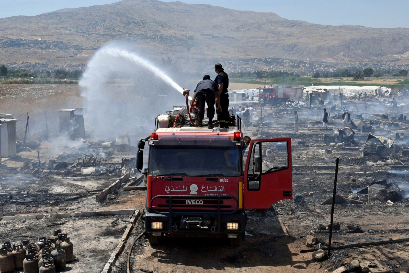 'Almost Every Tent Destroyed' As Syrian Refugee Camp Fire Ravages ...