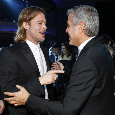 Brad Pitt and George Clooney