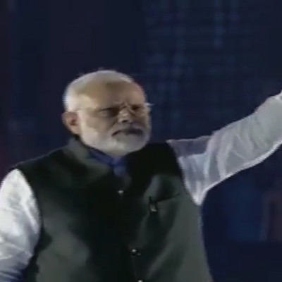 Darth Vader Theme Song Plays As Indian Prime Minister Narendra Modi Finishes Speech