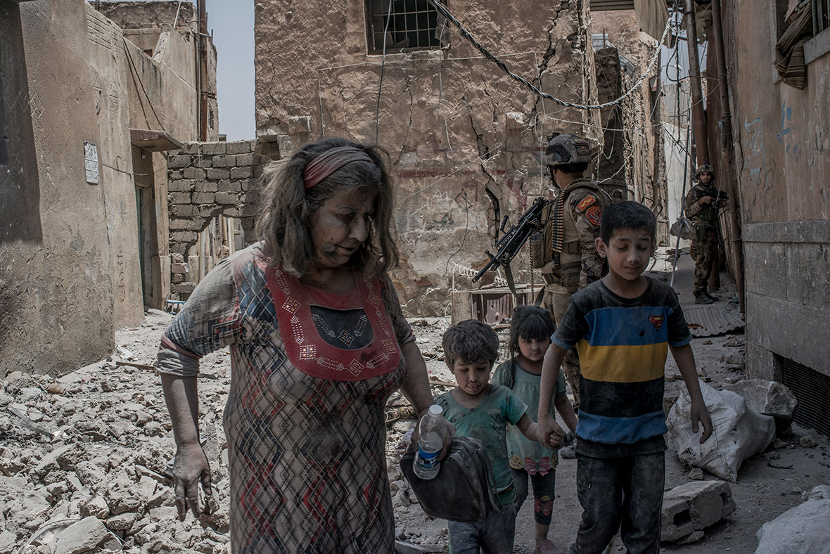 Mosul residents trapped Isis