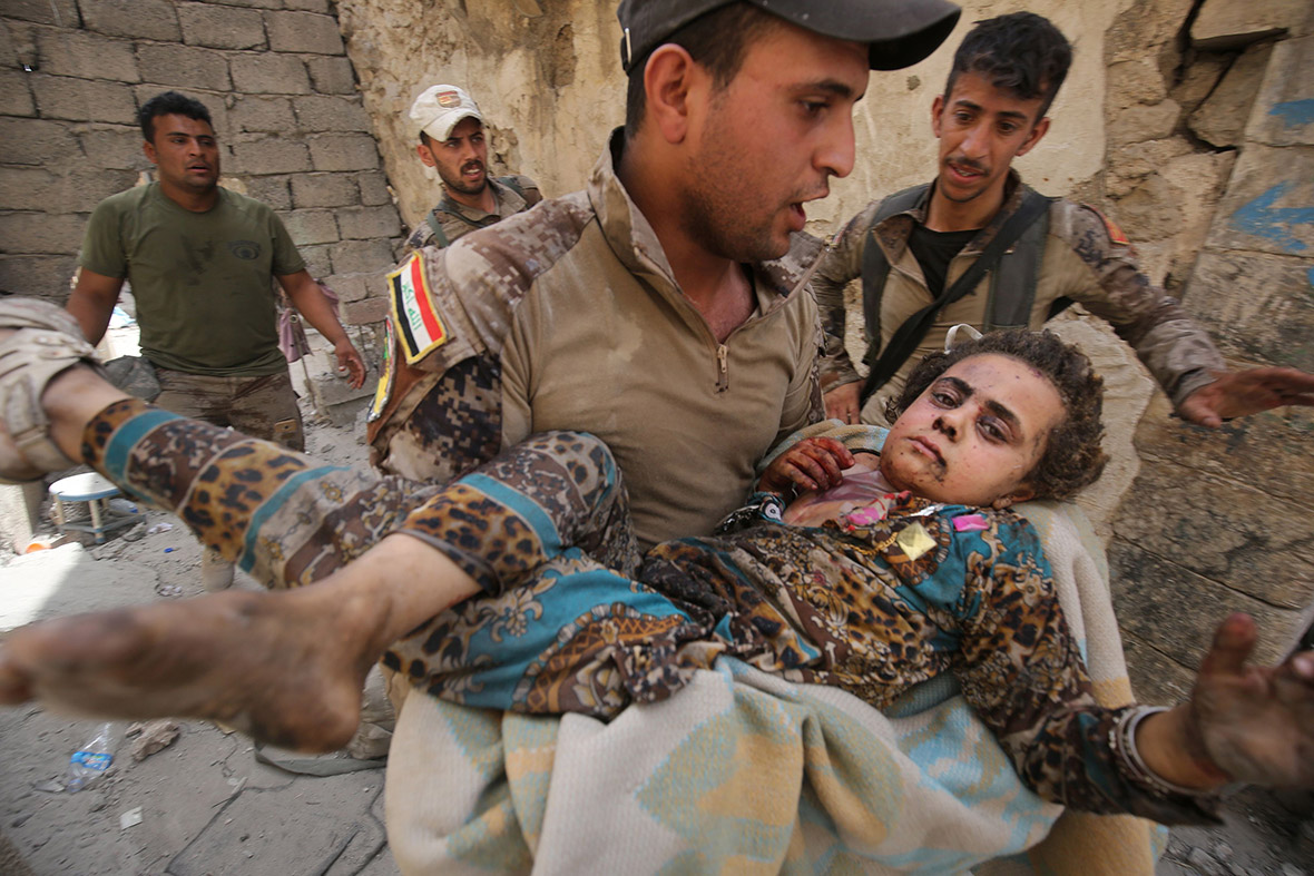 Mosul residents trapped Isis