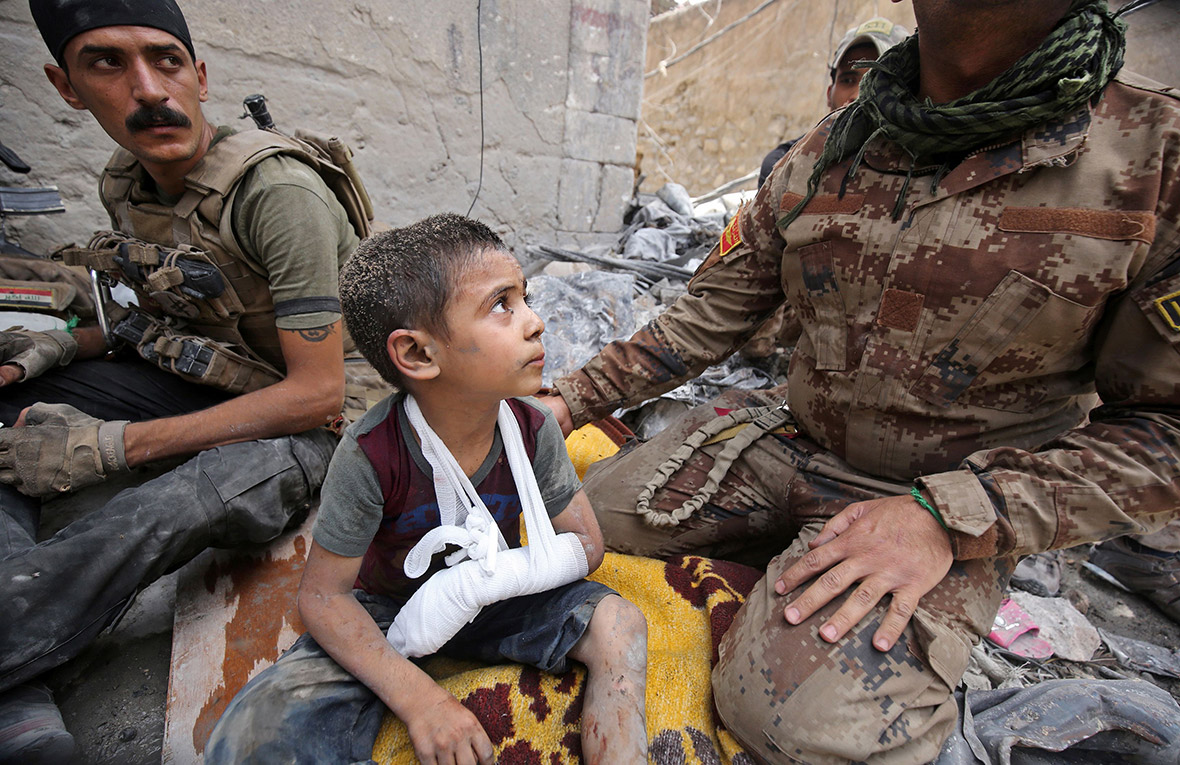 Mosul residents trapped Isis