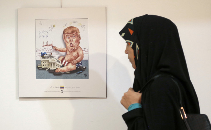 Iran cartoon contest Trump
