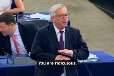 Jean-Claude Juncker Calls European Parliament 'Ridiculous' After Small Number Of MEPs Attend Debate