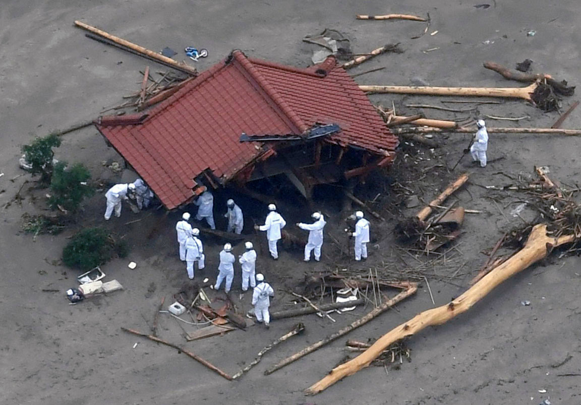 Japan floods landslides rain Japan floods landslides rain