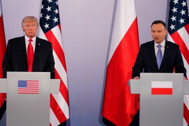 Donald Trump Warsaw Poland