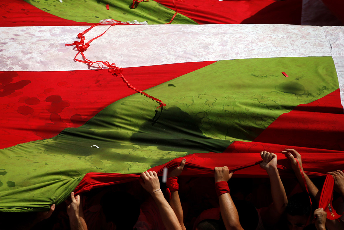 Pamplona 2017 San Fermin Chupinazo Pamplona 2017 San Fermin Chupinazo