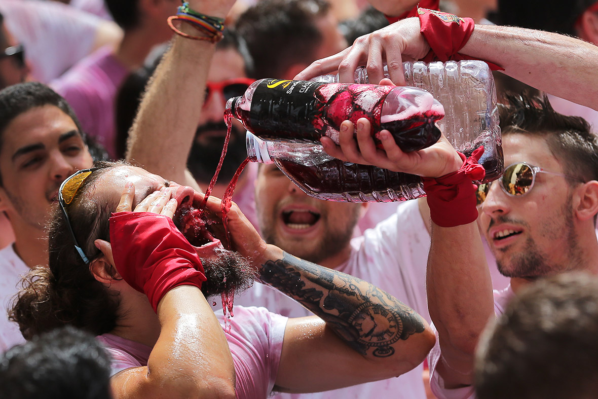 Pamplona 2017 San Fermin Chupinazo Pamplona 2017 San Fermin Chupinazo
