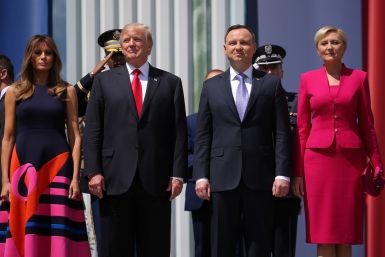 Trump Poland visit 