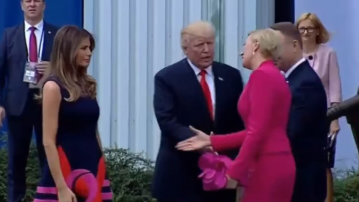 Watch As Donald Trump Is Humiliated By Wife Of Polish President