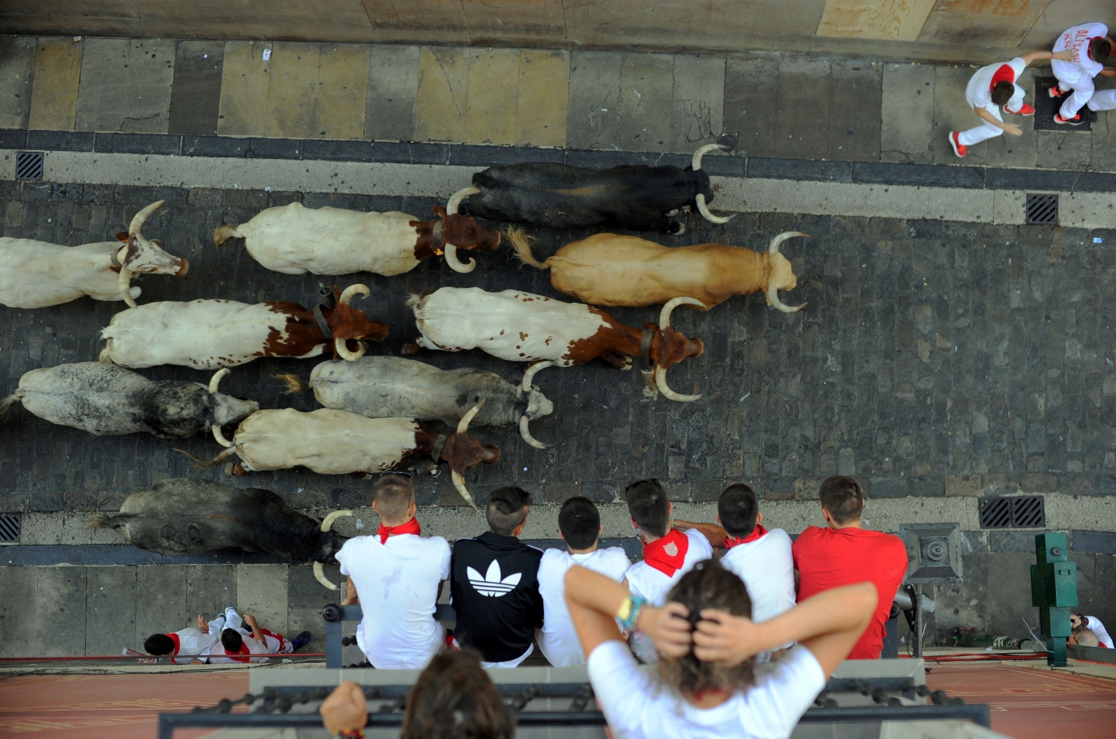 Pamplona 2017 running of the bulls