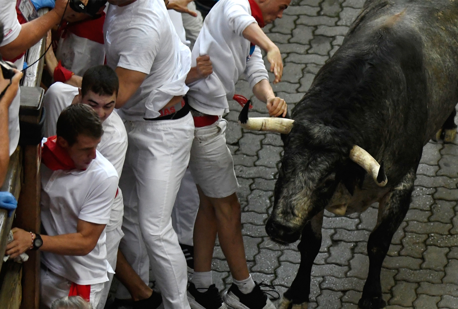 Pamplona 2017 running of the bulls